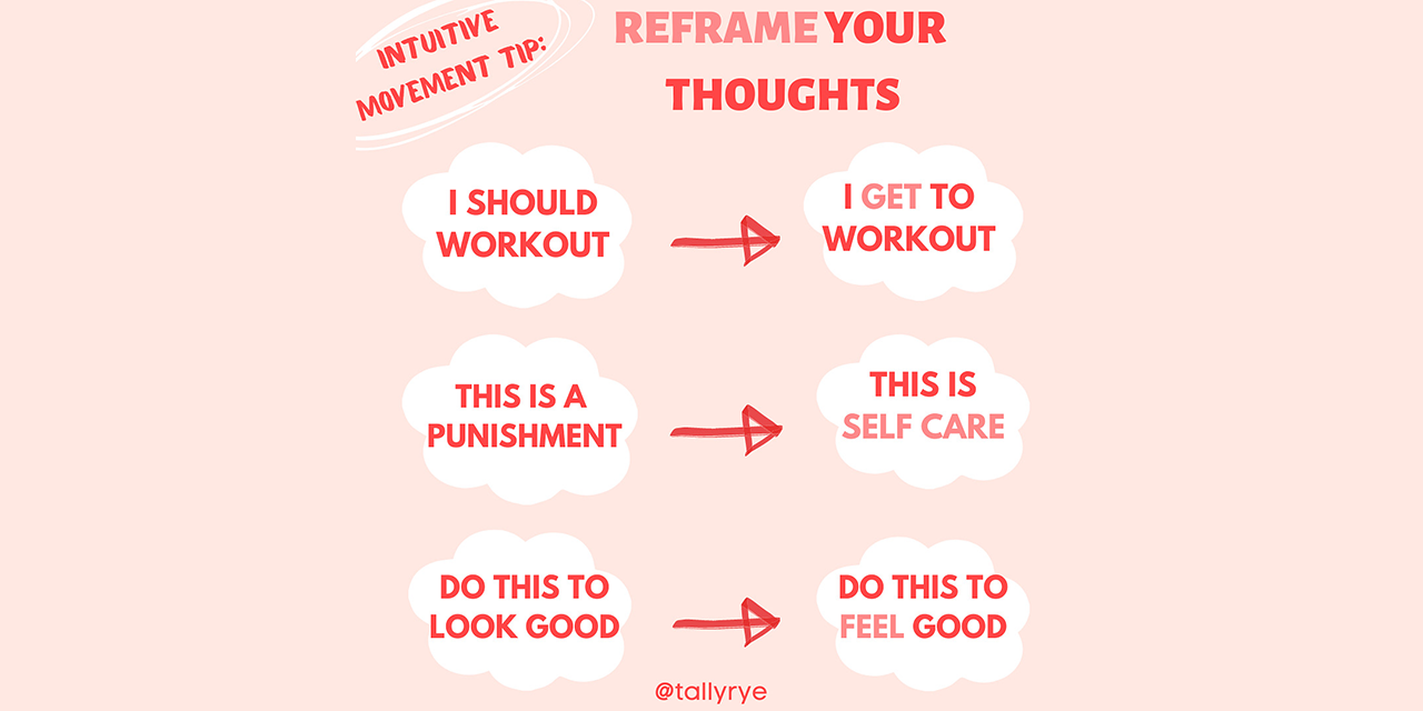 Reframe your thoughts, get a healthy relationship with yourself